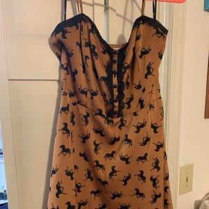 Horse Print Dress